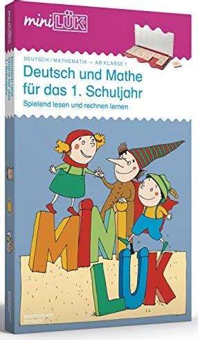 mini LÜK Set Deutsch Mathematik Deutsch und Mathe für das 1 Schuljahr