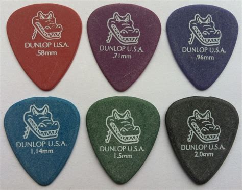 Beatles Centre Dunlop Gator Grip Standard Guitar Picks