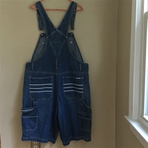 Vintage 90s Revolt Denim Carpenter Overall Shorts Gem