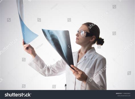 Traumatology Surgeon Roentgenogram Xray Stock Photo