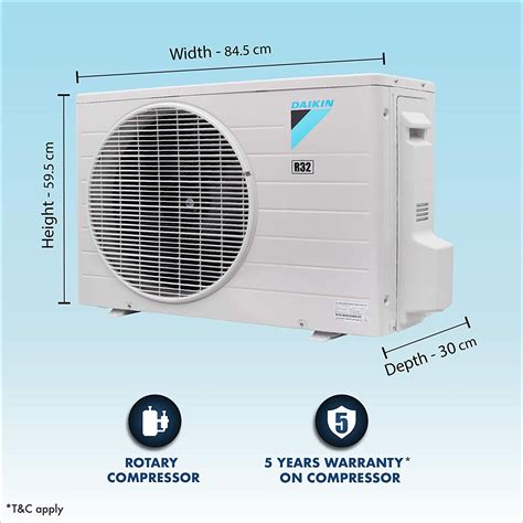 Daikin 1 8 Ton 3 Star Non Inverter AC FTQ DTQ GTQ60TV16 Fundamental