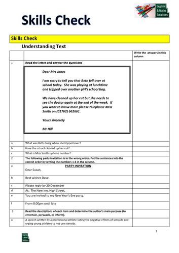 Functional Skills English Diagnostic Assessment Revised Standards ...