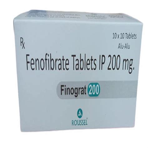 Fenofibrate 200mg Tablet At ₹ 350strip In Surat Id 2851309516548