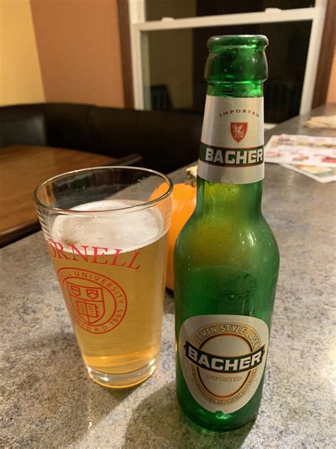 Aldi Find Cheap German Style Lager Bacher Belgium Not Bad