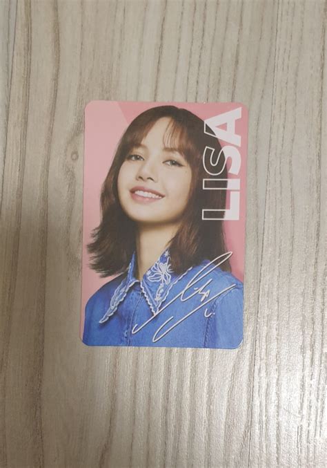 Wts Blackpink Oreo Lisa 08 Photocard Hobbies Toys Memorabilia