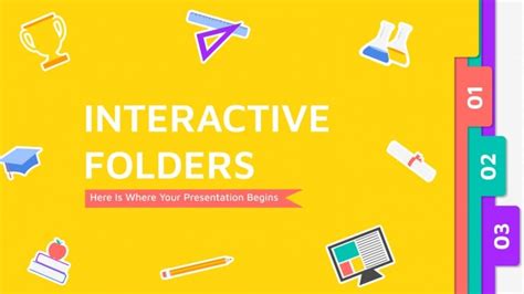 Interactive Folders Template For Google Slides Powerpoint