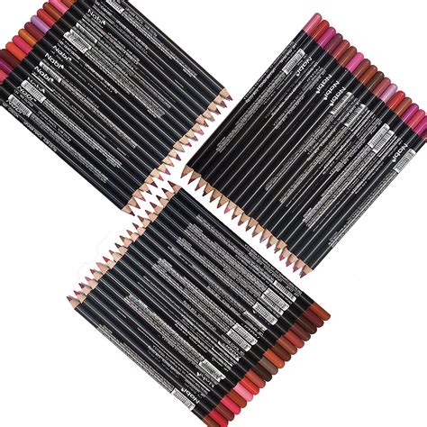 54pcs Nabi Lip Liner Pencils Long Lasting And Vibrant Colors For