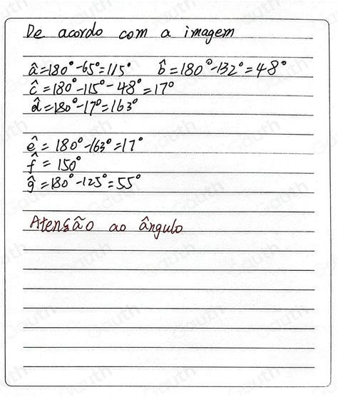 Solved 1 Determine A Medida De Cada ângulo Em Destaque Nos Triângulos [geometry]