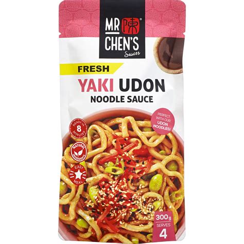 Mr Chen S Fresh Yaki Udon Sauce G Woolworths