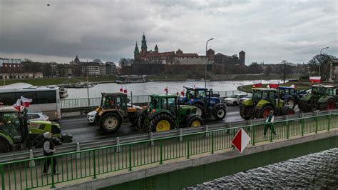 Protest Rolnik W W Krakowie I Ma Opolsce Marca Najwi Kszy Strajk