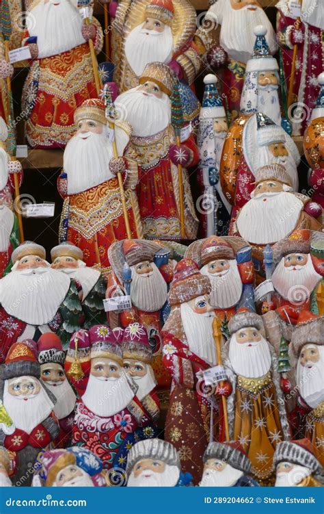 Santa Claus Christmas Dolls Kotor Montenegro Editorial Photography