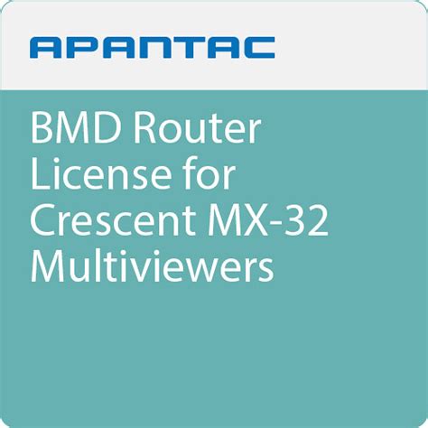 Apantac BMD Router License For Crescent BMD RTR LICENSE MX 32