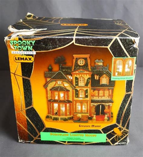 Lemax Spooky Town Creaves Manor Lighted House