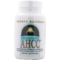 Source Naturals AHCC - Active Hexose Correlated Compound (500mg) on ...