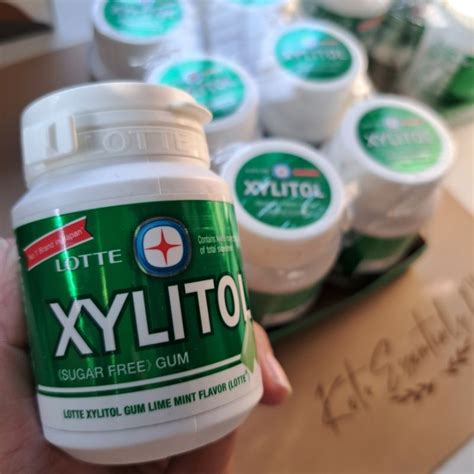 Lotte Xylitol Sugar Free Chewing Gum Keto Friendly G Shopee