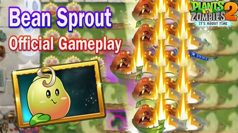 Pvz 2 Version 1081 Official New Plants Bean Sprout Max Level Power