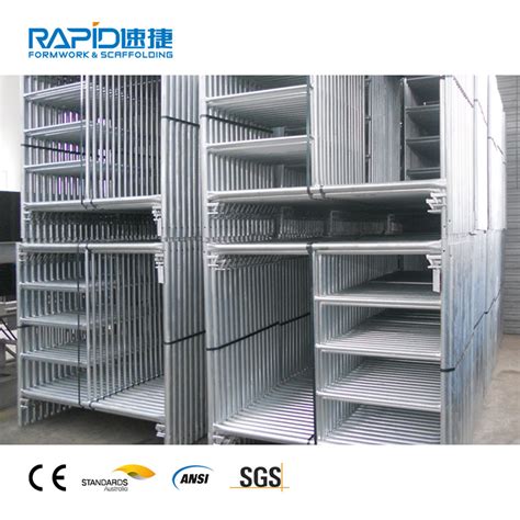 Mason Frame Scaffolding Walk Through Frame Shoring Scaffolding China