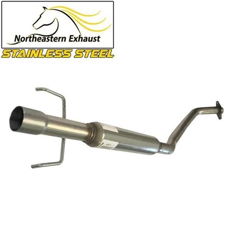 Stainless Steel Muffler Resonator Pipe Exhaust System Kit Fits