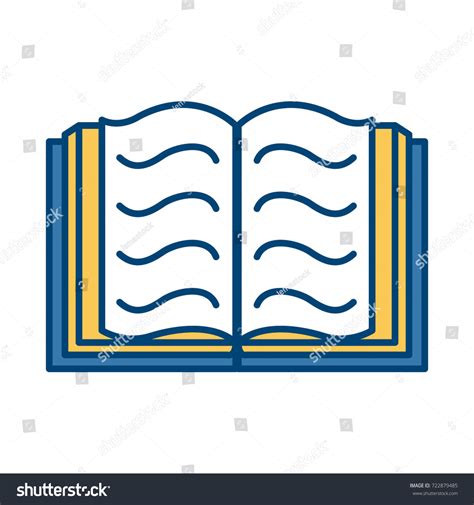 Book Open Symbol Stock Vector (Royalty Free) 722879485 | Shutterstock