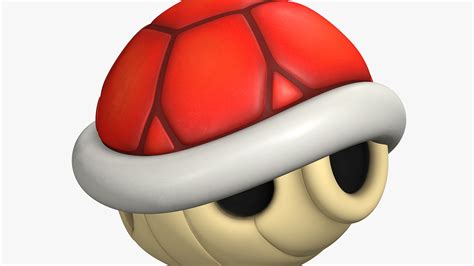 3D Mario Bros Koopa Shell Red Cinematic TurboSquid 2058405