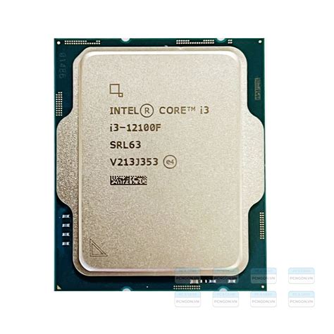 Cpu Intel Core I3 12100f Chính Hãng 33ghz Turbo 43ghz 4 Nhân 8