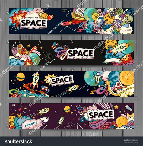 Cartoon Vector Illustration Space Moon Planet Stock Vector (Royalty ...