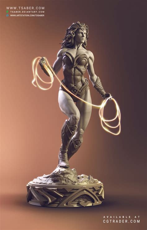 Wonder Woman Sculpture By Taregh SaberHello Everyone Its Been A While