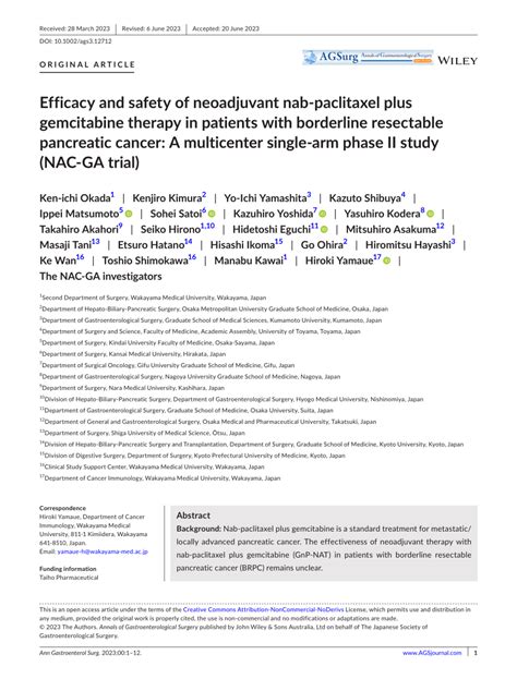 PDF Efficacy And Safety Of Neoadjuvant Nabpaclitaxel Plus