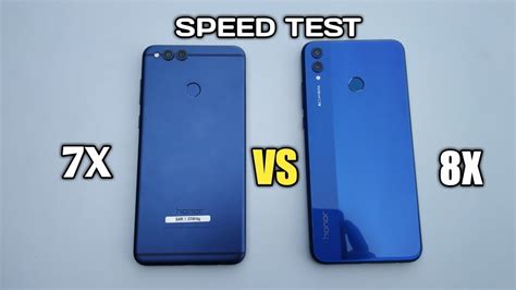 HONOR 7X VS HONOR 8X SPEED TEST!! - YouTube