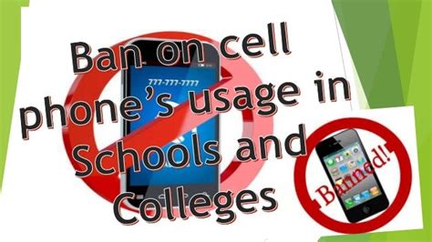 Ban on Cell Phone's Usage in Schools & Colleges