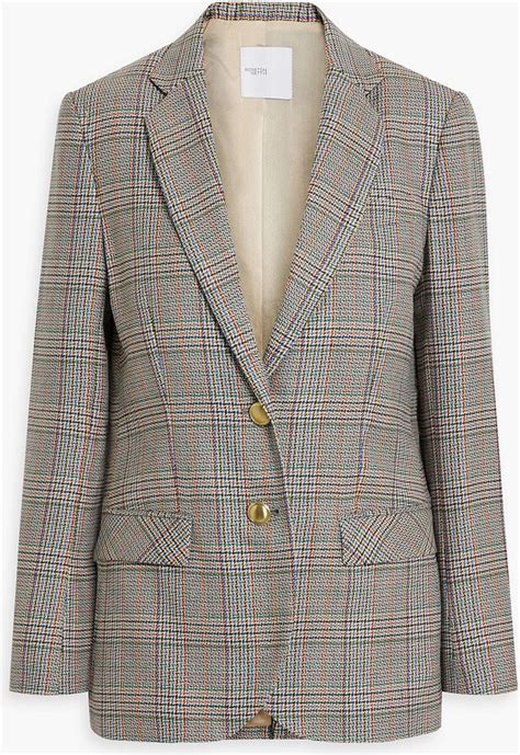 Rosetta Getty Herringbone Wool Tweed Blazer Shopstyle