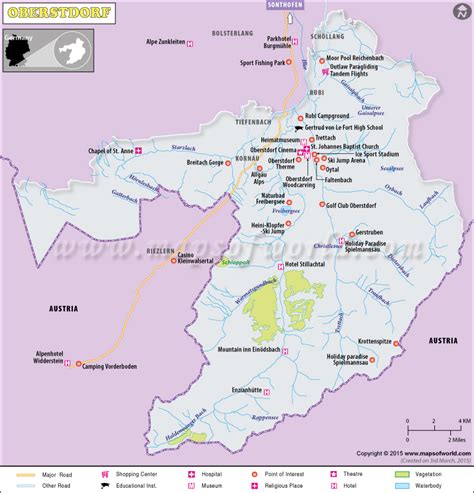 Oberstdorf Germany Map | City Map of Oberstdorf, Germany