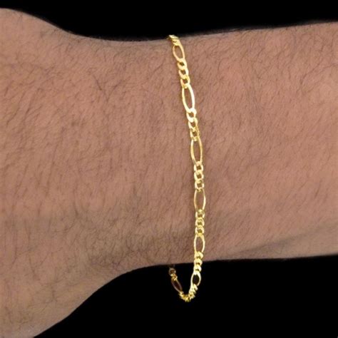 Pulseira Masculino Grumet X Banhado A Ouro K Shopee Brasil