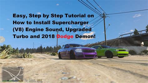 Gta V Gta Tutorial How To Install Supercharged V Engine Sound