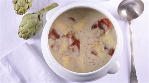 Crema De Alcachofas Con Virutas De Parmesano Elena Aymerich Receta