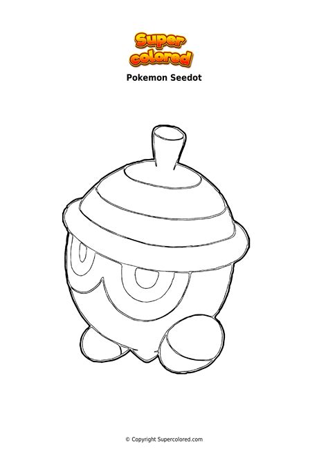 Coloring page Pokemon Seedot - Supercolored.com