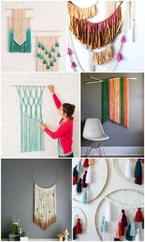 Easy Diy Yarn Art Wall Hanging Ideas Deonna Wade Yarn Wall Art