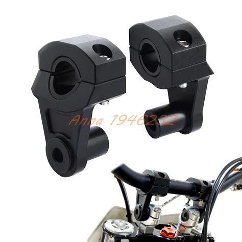 Universal 7 8 22mm HandleBar Handle Fat Bar Mount Clamps Riser Dirt