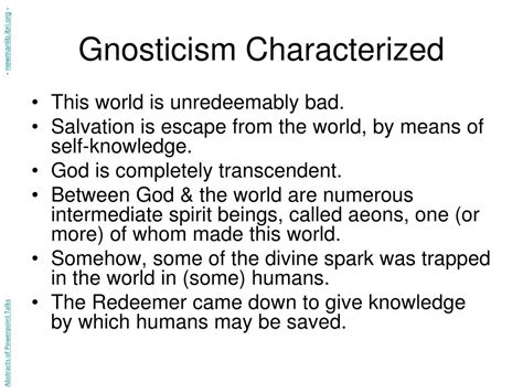 PPT - Gnosticism PowerPoint Presentation, free download - ID:974090