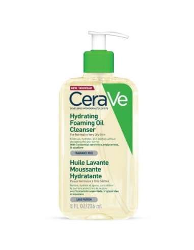 Huile Lavante Moussante Hydratante Cerave Ml Soin Peau S Che