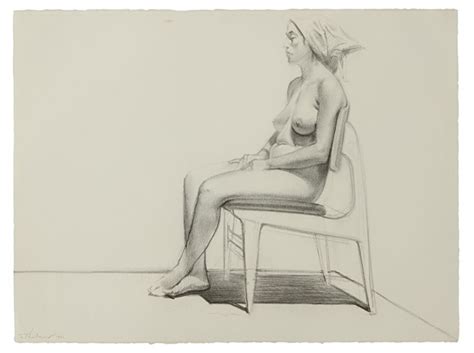 NUDE SEATED CLOSED EYES By Wayne Thiebaud On Artnet