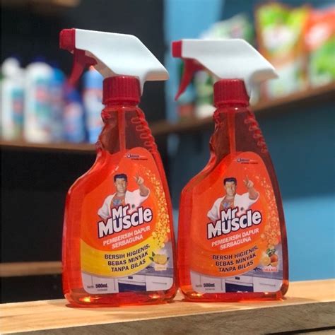 Jual Mr Muscle Pembersih Dapur Pump 500 Ml Shopee Indonesia