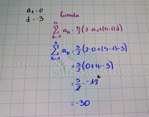 se tiene a1 0 d 3 hallar la sumatoria de los 5 primeros términos