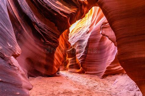 The Intricate Canyons Of Antelope Canyon Stock Photo Image Of Colors