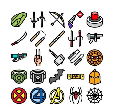 FREE 35+ Vector PSD Comic Hero Icons in SVG | PNG