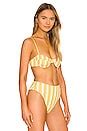FAITHFULL THE BRAND Farrah Bikini Top In Temara Stripe Print REVOLVE