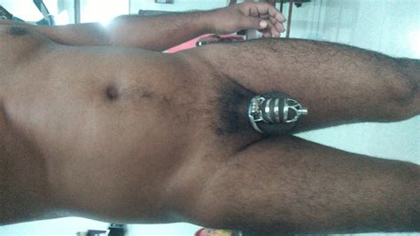 After 7 Days Chastity Cage With Huge Deep Catheter Tube 6 Nude Pics