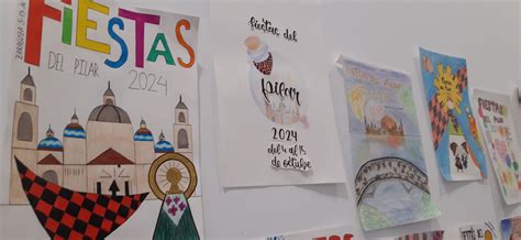 Carteles De Las Fiestas Del Pilar Realizados Por Alumnado De E S O