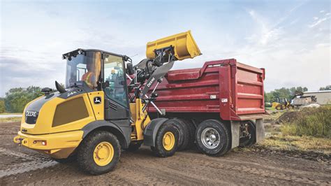 John Deere Debuts 3 New P Tier Compact Wheel Loaders Equipment Journal