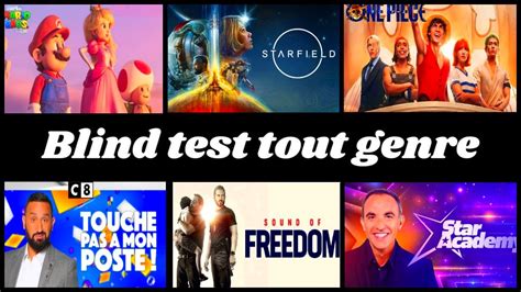 BLIND TEST TOUT GENRE 40 Extraits YouTube